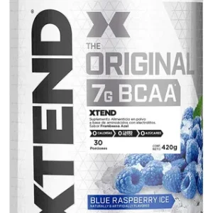 Suplemento en bcaa Mezcla de Aminoácidos Polvo Xtend sabor frambuesa azul x 420g