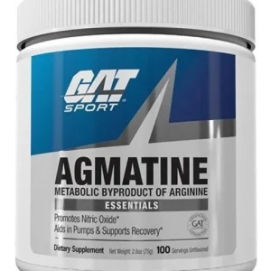 Pre Entreno Gat Agmatine Sulfate 100 Servicios Sabor Sin sabor