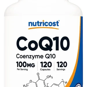 Nutricost 120 cápsulas de Coenzimas Coq10 100mg
