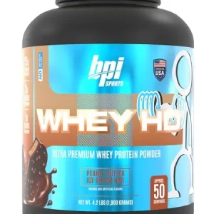 Bpi Sports Whey Hd Proteina 4.2 Lb + Sabor Peanut Butter Ice Cream Bar