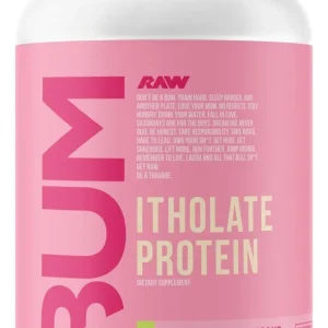 Raw Cbum Proteina Itholate Protein Cbum 1.7 Lb 25 Servicios Sabor Strawberry Bumcake