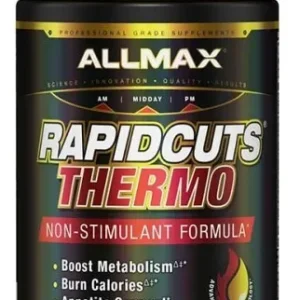 Allmax Rapidcuts Thermo 60 Caps Termogénico Sin Estimulantes Sabor Sin sabor